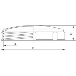 Pokrywa okrągła 240mm