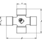 Krzyżak wału, Ø 27x76.0 mm / Ø 32x94.0 mm, 2480/P480 Walterscheid