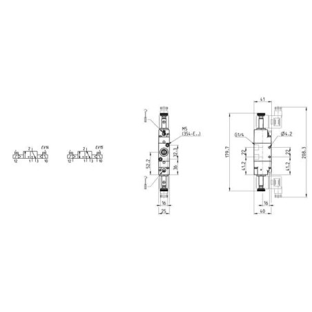 Zawór elektromagnetyczny 3/2-drożny