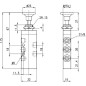 Zawór 5/2-drożny, z suwakiem tłokowym