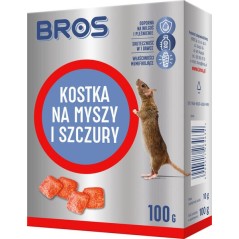 Kostka na myszy i szczury Bros 100g