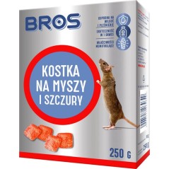 Kostka na myszy i szczury Bros 250g