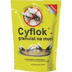 Cyflok granulat na muchy 250g