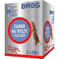 Ziarno na myszy i szczury, 1kg - 5 x doypack 200g