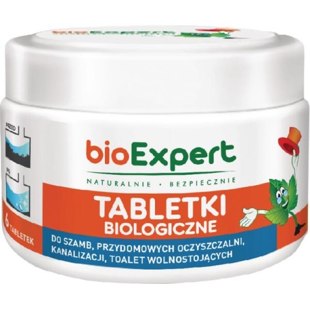 bioExpert musujące Tabletki do szamb i oczyszczalni 6 szt.