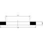 Uszczelka 10x19x3.2 mm