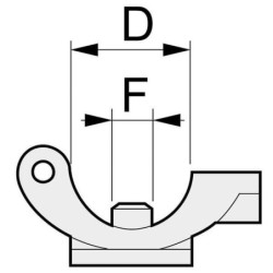 "Zacisk uchw.dyszy 1/2""F10"