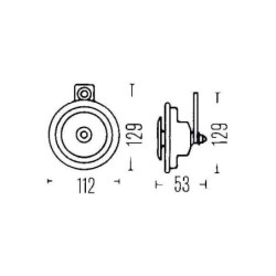 Klakson 12V Hella