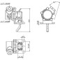 Pompa paliwa zasilająca Kramp, pasuje do MF