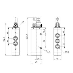 Zawór elektromagnetyczny 5/2-drożny