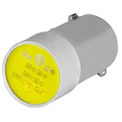 010BA9SLG12 Żarówka LED BA9S, 12V Żółty