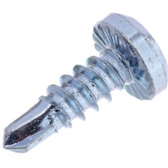 Wkręt samowiercący 4.2x13 mm, 2 mm SQ2 Robertson z łbem soczewkowym, stal, DIN7504 Kramp