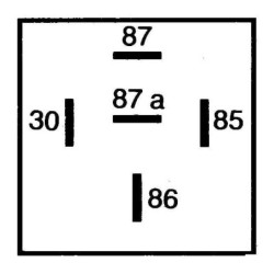 Przekaźnik prądu roboczego, 12V