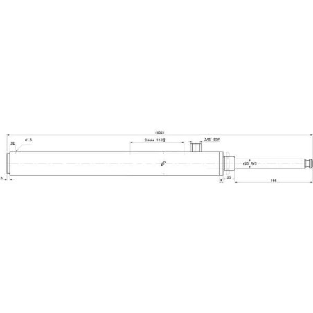 "Siłownik hydrauliczny 5"""