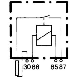 Przekaźnik, prądu roboczego, 12 V, Hella