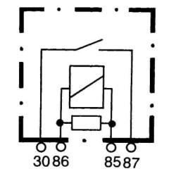 Przekaźnik, 20 A, 12 V , Hella