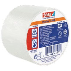 Taśma izolacyjna z miękkiego PCW, biała, 25 m x 50 mm TesaFLEX®