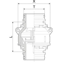 Zawór zwrotny T6 M