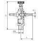 Zawór kroplomierz, 1/4 cal., RIV510