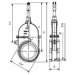 Zasuwa gwint / gwint 4 cal., RIV60 Perla