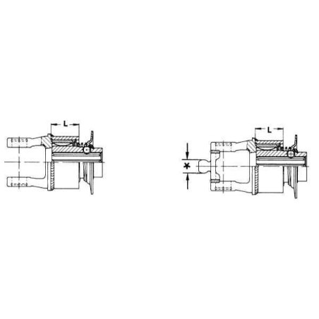 Sprzęgło jenokierunkowe, Walterscheid F5/1l 1 3/8 Z6, seria W2200