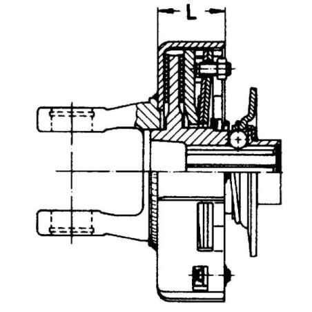 Sprzęgło cierne, Walterscheid, K92, 1 3/8 Z6, seria W2200