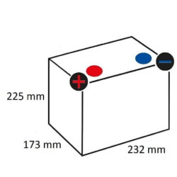 Akumulator 12V 60Ah 510A Kramp