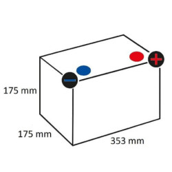 Akumulator 12V 83Ah 720A Kramp