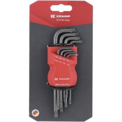 Zestaw kluczy trzpieniowych z kulką Torx® TX 9-40 8 ele.