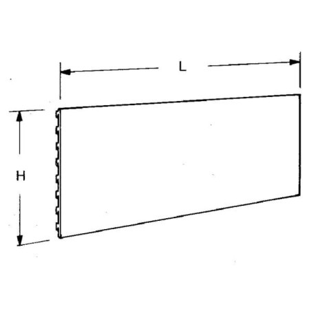 Tabl.sterown.d.10x66,5cm biała