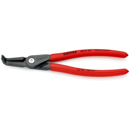 Szczypce do pierścieni wewnętrzne wygięte Knipex, 40-100 mm