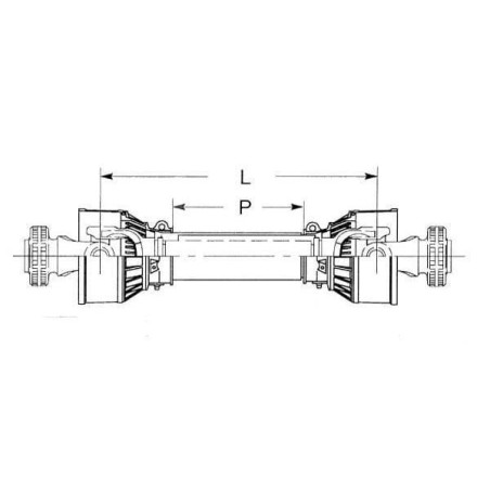 Osłona kompletna Bondioli & Pavesi, roz. 10, L-1210 mm