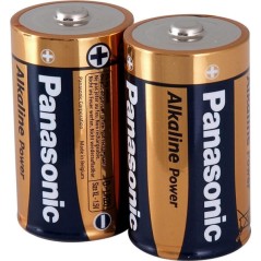 Bateria Alkaline Power Panasonic, D, LR20APB