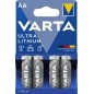 Bateria litowa AA/LR06 1.5V 4 szt.