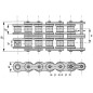 Łańcuch rolkowy ASA60 Dupl.