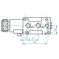 Zawór sterujący 6/2 12V mocowanie kołnierzowe
