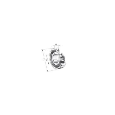 Łożysko kulkowe zwykłe 6x19x6 mm INA/FAG