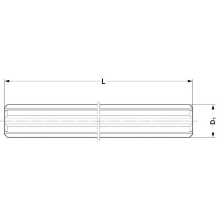 Wał kształtowy, D- 1 3/8 na metr, L-3000 mm