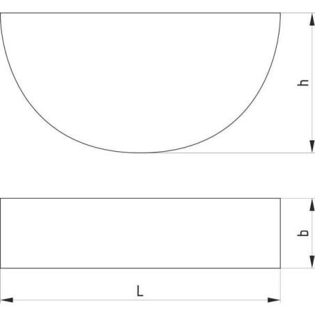 Wpust czółenkowy Kramp, 3 x 5 x 12,65 mm