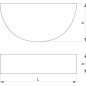 Wpust czółenkowy Kramp, 3 x 5 x 12,65 mm