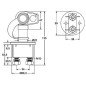Wyłącznik główny akumulatora, 24V, 250A styk normalnie otwarty (zwierny)