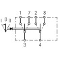 Przełącznik kołyskowy, (I)-0-II, 6-pin bez funkcji komfortu