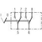 Przełącznik kołyskowy, I-0, 6-pin bez funkcji komfortu