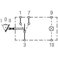 Przełącznik kołyskowy, (I)-0-(-II), 5-pin