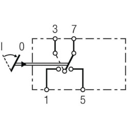 Przełącznik kołyskowy, (I)-0 4-pin bez funkcji komfortu