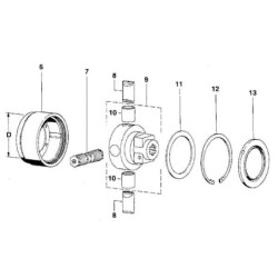 Pierścień uszczelniający, K64/1 117x89x10.4 mm