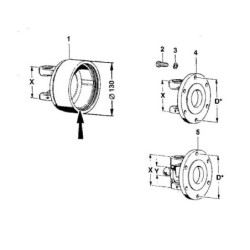 Pierścień uszczelniający, K64/1 117x89x10.4 mm