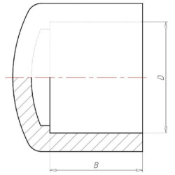 Zaślepka PCW-U gopart, 63 mm