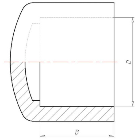 Zaślepka PCW-U gopart, 63 mm