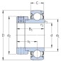 Łożysko kulkowe zwykłe 45x85x43.7 mm gopart